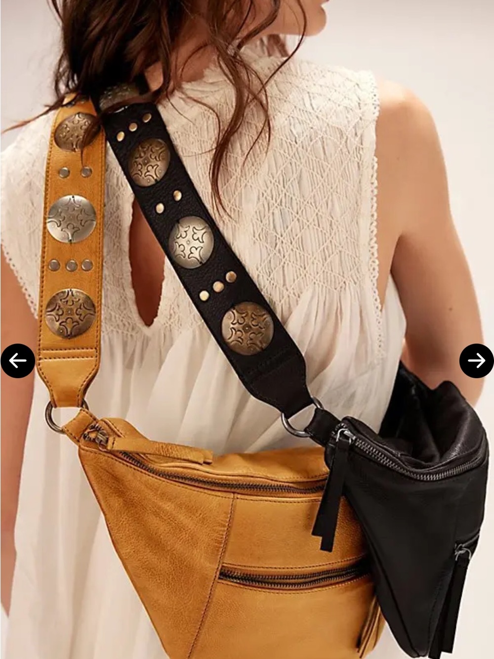 Free People WILDER EMBELLISHED SLING BAG